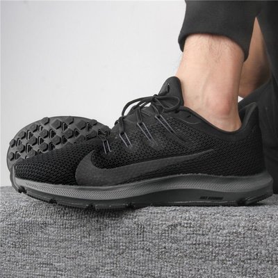 100原廠％Nike耐吉男鞋2020夏季新款休閑飛線運動鞋黑武士跑步鞋CI3787-003