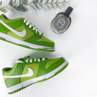 Nike Dunk Low Vivid Green 青蘋果 綠白 DJ6188-300 男女鞋 慢跑鞋款 橄欖綠