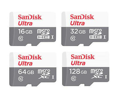 【現貨】SanDisk Ultra 128G 64G 32G 16G micro SD SDXC C10 100MBs記憶卡