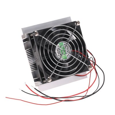 【熱賣精選】DIY熱電Peltier製冷散熱系統套件半導體散熱器導熱模塊+散熱器+散熱風扇+ TEC1-12706