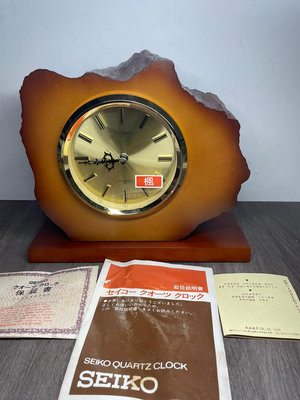 全新原盒 日本昭和時期 實木 精工 seiko座鐘