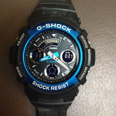 ~珍藏讓出~CASIO G-SHOCK AW-591 男錶 膠質錶帶 防水原廠正貨