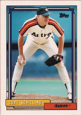 1992 Topps Curt Schilling #316 Houston Astros