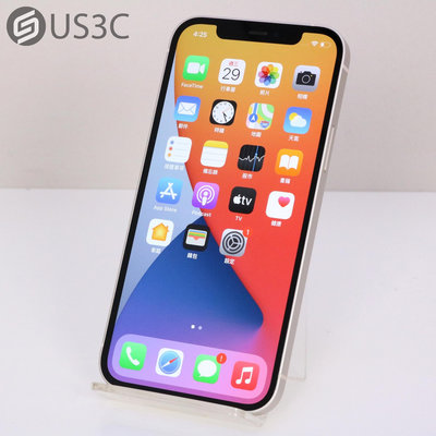 【US3C-高雄店】台灣公司貨 Apple iPhone 12 256G 白色 6.1吋 OLED 螢幕 A14 仿生晶片 臉部辨識 UCare延長保固6個月