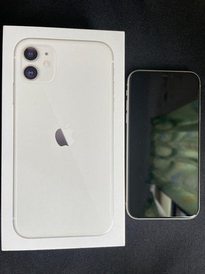 【耳朵掉了。】雙北面交 免運 蘋果 原廠 Apple iPhone 11 128G 白色 單機 近全新 手機 面交 送保護殼 替換