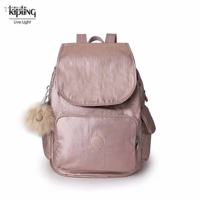 Kipling 猴子包 玫瑰金 K12147 多用輕量雙肩後背包 旅行 防水 限時優惠