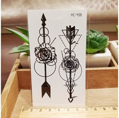 【萌古屋】黑色小圖騰 - 男女防水紋身貼紙刺青貼紙HC-438