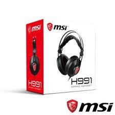 MSI H991 GAMING HEADSET 專業電競耳機 耳麥 有線耳機 麥克風 headphone 耳罩式 麥克風 電競
