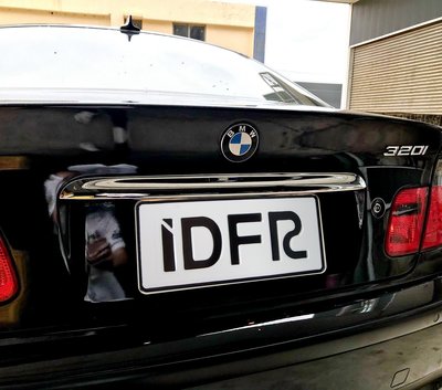 IDFR ODE 汽車精品BMW 3 E46 01-05 鍍鉻後箱飾條