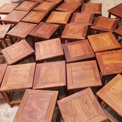 紅木客廳小凳子刺猬紫檀方凳花梨木凳子特價實木矮凳鋒譽原木榫卯
