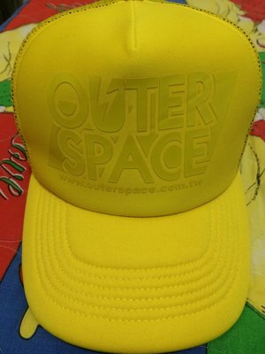 OUTER SPACE 網帽 Snapback 黃色 特價 棒球帽 KID 非AES REMIX