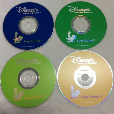 【彩虹小館4】CD~SING ALONG (2.3.4) 寰宇迪士尼美語DISNEYS_單片350元.不含運