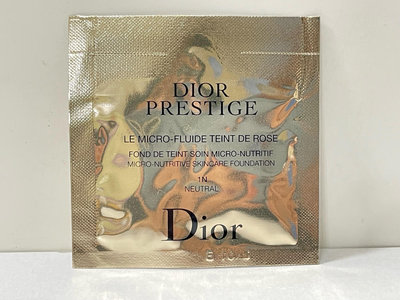 Dior( christian dior) 迪奧......精萃再生花蜜微導粉底1ml#1N#2N