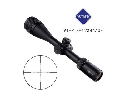 [01] DISCOVERY發現者 VT-Z 3-12X44 AOE 狙擊鏡(真品瞄準鏡抗震倍鏡氮氣防水防霧防震紅外線
