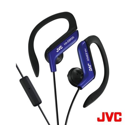 JVC 運動型耳掛式耳機附通話麥克風 HA-EBR25