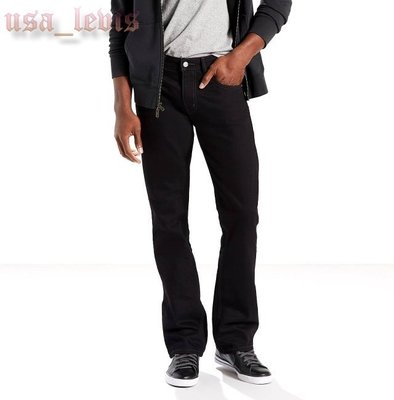 【重磅靴型29-44腰優惠】美國LEVI S 527 boot BLACK 重磅 黑 原色 低腰 靴型牛仔褲丹寧褲517