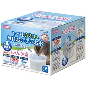日本 MARUKAN [三角自動循環飲水機 ~ 貓用1L] (內附濾心1個) 特價$590