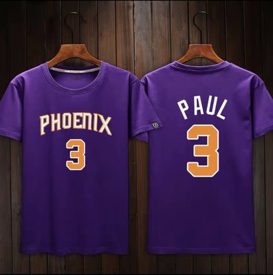 💖CP3保羅Chris Paul短袖棉T恤上衣💖NBA太陽隊Adidas愛迪達運動籃球衣服T-shirt男喬丹555