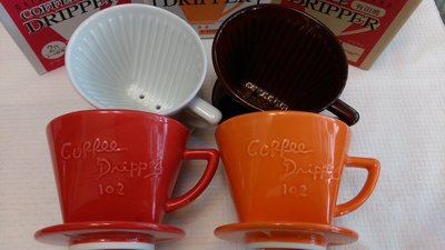 南美龐老爹咖啡 日本原裝 三洋 有田燒 雙孔深濾過層瓷器 二穴 102 3~5人份 4色 贈三洋產業 珈琲屋 濾紙1包