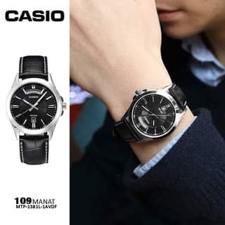 CASIO手錶公司貨簡潔時尚 MTP-1381L-1A 獨立日期顯示窗MTP-1381