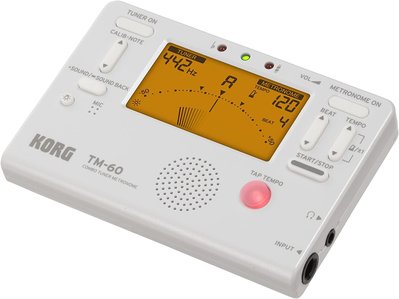 日本 KORG TM60 調音器 TM-60 可搭拾音夾 調音 節拍器 二合一 調音器 節拍器【全日空】