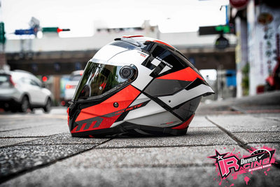 ♚賽車手的試衣間♚ MT Helmets® Thunder 4 SV Exa B5 Gloss 黑/白/紅