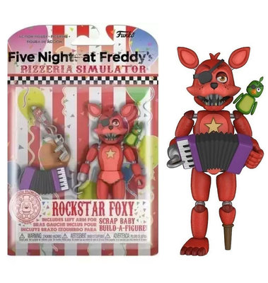 Funko Five Nights At Freddy's佛萊迪五夜驚魂 可動Rockstar Foxy公仔 披薩模擬器 FNAF