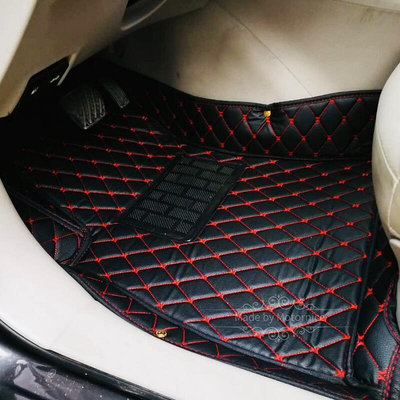 ()適用 Hyundai Equus專用全包圍皮革腳墊 腳踏墊 隔水墊 環保 耐用