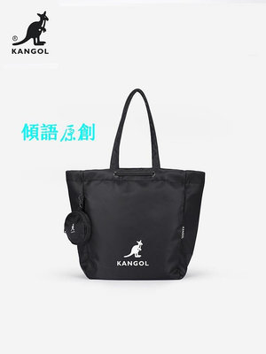 【熱賣下殺價】手機包KANGOL正品新款抽繩大容量防水健身包單肩手提托特包男女