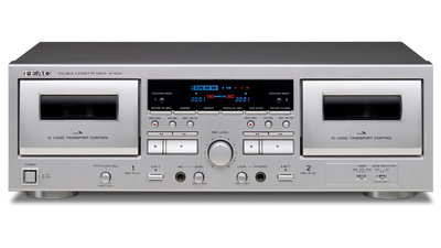 (可議價!)『J-buy』現貨日本~TEAC W-1200 雙卡式錄音機 配有 USB / 麥克風混音功能 卡拉OK