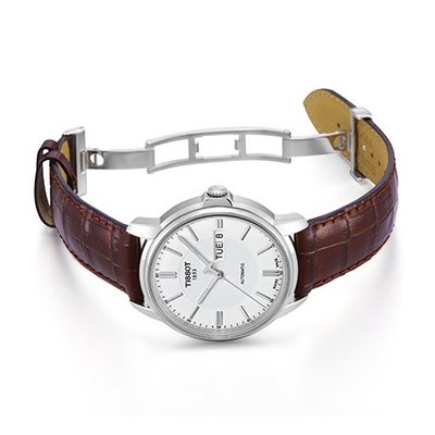 Tissot 天梭恒意系列皮帶機械男腕錶 T0654301603100