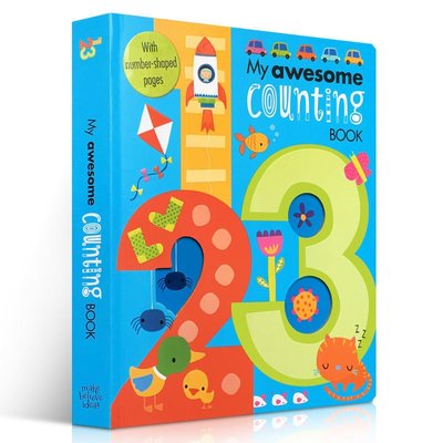 英文原版繪本書My Awesome Counting Alphabet Book 1-20 字母書3-6歲兒童學習英語訓