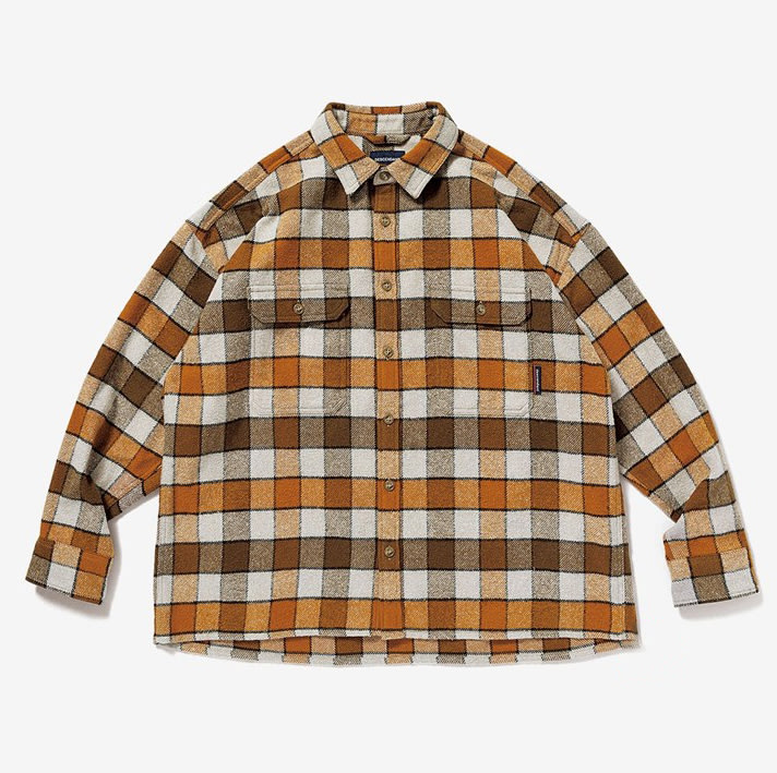 小鹿臻選 20AW DESCENDANT VANING CHECK LS SHIRT DCDT 長袖口袋格紋襯衫| Yahoo奇摩拍賣