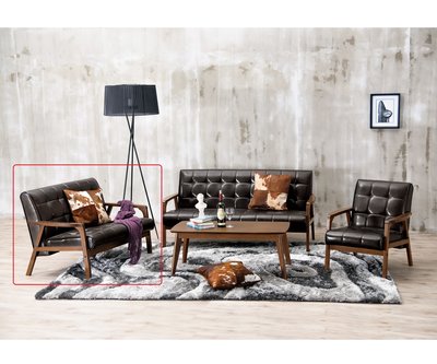 8號店鋪 森寶藝品傢俱f-01品味生活客廳系列231-7瓦爾德休閒沙發雙人椅