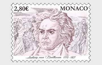 2020年摩納哥貝多芬250誕辰郵票