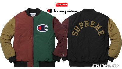 【超搶手】全新正品 Supreme Champion Color Blocked Jacket 棒球外套S M L XL