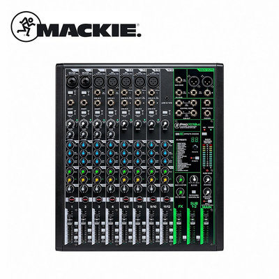 【反拍樂器】Mackie ProFX12v3 Mixer 12通道 USB混音器 內建FX 「公司貨 免運費」
