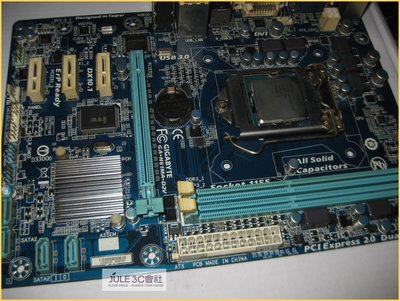 JULE 3C會社-技嘉 H61MA-D2V H61/DDR3/MATX 主機板 + Intel G1620 CPU