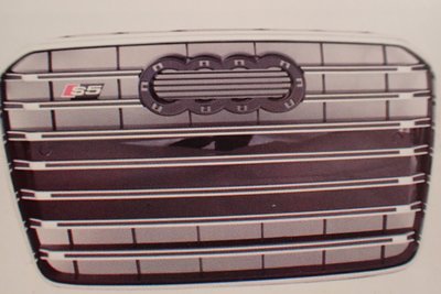 泰山美研社19121602  AUDI A5 12 S5版本  黑色中網水箱罩