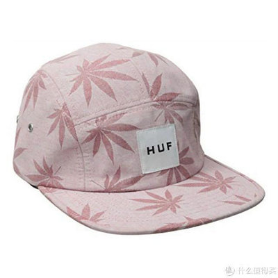 HUF - PLANTLIFE  VOLLEY淺粉紅 大麻葉 BOX LOGO 五分割 五片帽-單速車 滑板 SUPREME STUSSY PATAGONIA