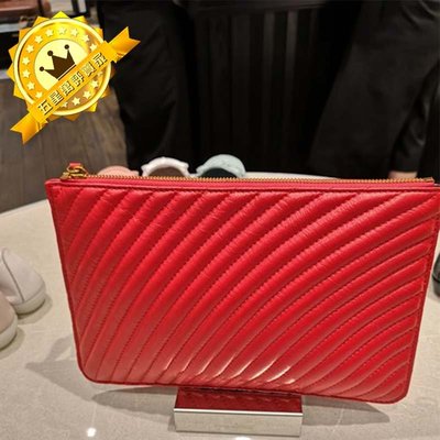 【 精品直購 正品保證】PAZZION 紅色絎縫手提包 3905-1皮夾 皮包 新加坡 精品 國際品牌 錢包