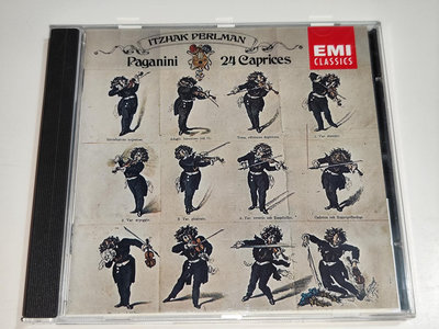 好音悅 Perlman 帕爾曼 Paganini 帕格尼尼 24首隨想曲 Caprices EMI 無IFPI