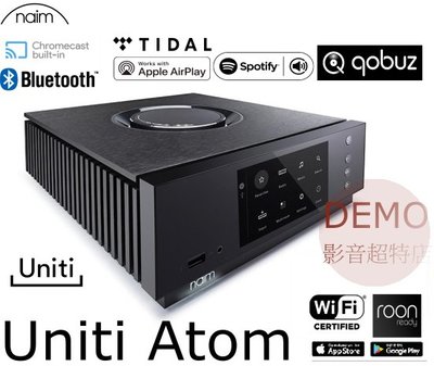 ㊑DEMO影音超特店㍿英國 Naim Uniti Atom 數位串流擴大機 無線串流 藍芽AirPlay