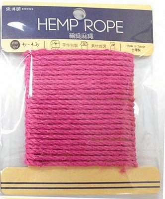 Luckshop  HR-04-3mm編織麻繩(女紅)約4~4.3碼入(適合用於卡片、佈置、裝飾、包裝時使用)