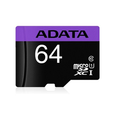 小青蛙數位 威剛 64G microSD UHS-I Class10 記憶卡 手機記憶卡 小卡 SDXC micro