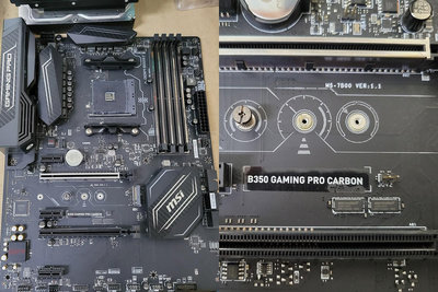 【 大胖電腦 】MSI 微星 B350 GAMING PRO CARBON主機板/AM4/DDR4/M2/附擋板/保固30天/直購價1300元
