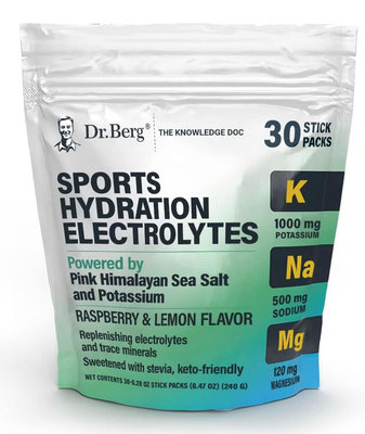 全新美國🇺🇸代購 運動水合電解質粉 隨身包裝 甜菊糖覆盆子和檸檬綜合口味 效期最新 1份8g 30份裝 效期最新