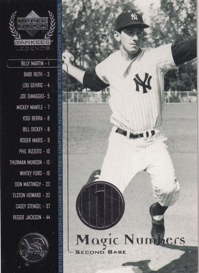 2000 Upper Deck Yankee Legends #51 Billy Martin