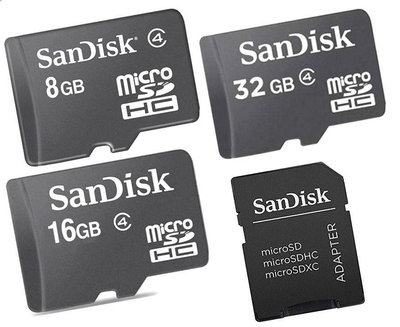 SanDisk 8G 16G 32G MicroSD SDHC Class4 記憶卡 小卡 手機記憶卡