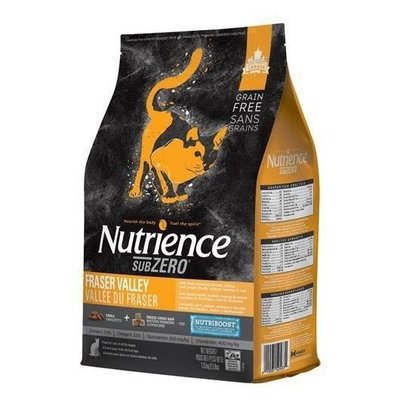 紐崔斯 Nutrience SUBZERO 頂級無穀養生凍乾 無穀貓+凍乾 火雞肉+雞肉+鮭魚 5公斤